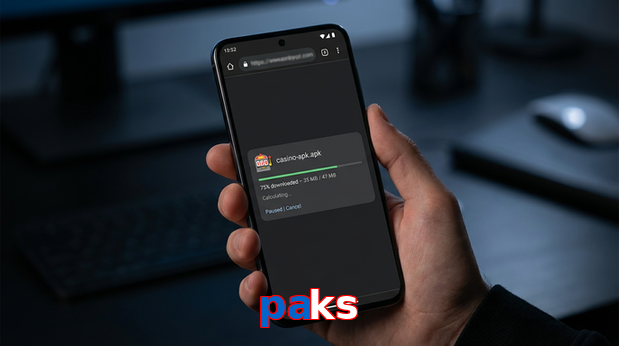 Main screen of Paks apk page for PK players